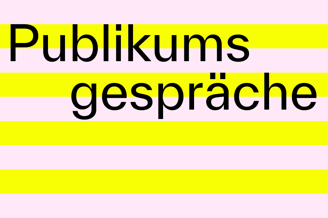 Grafik Publikumsgespräch