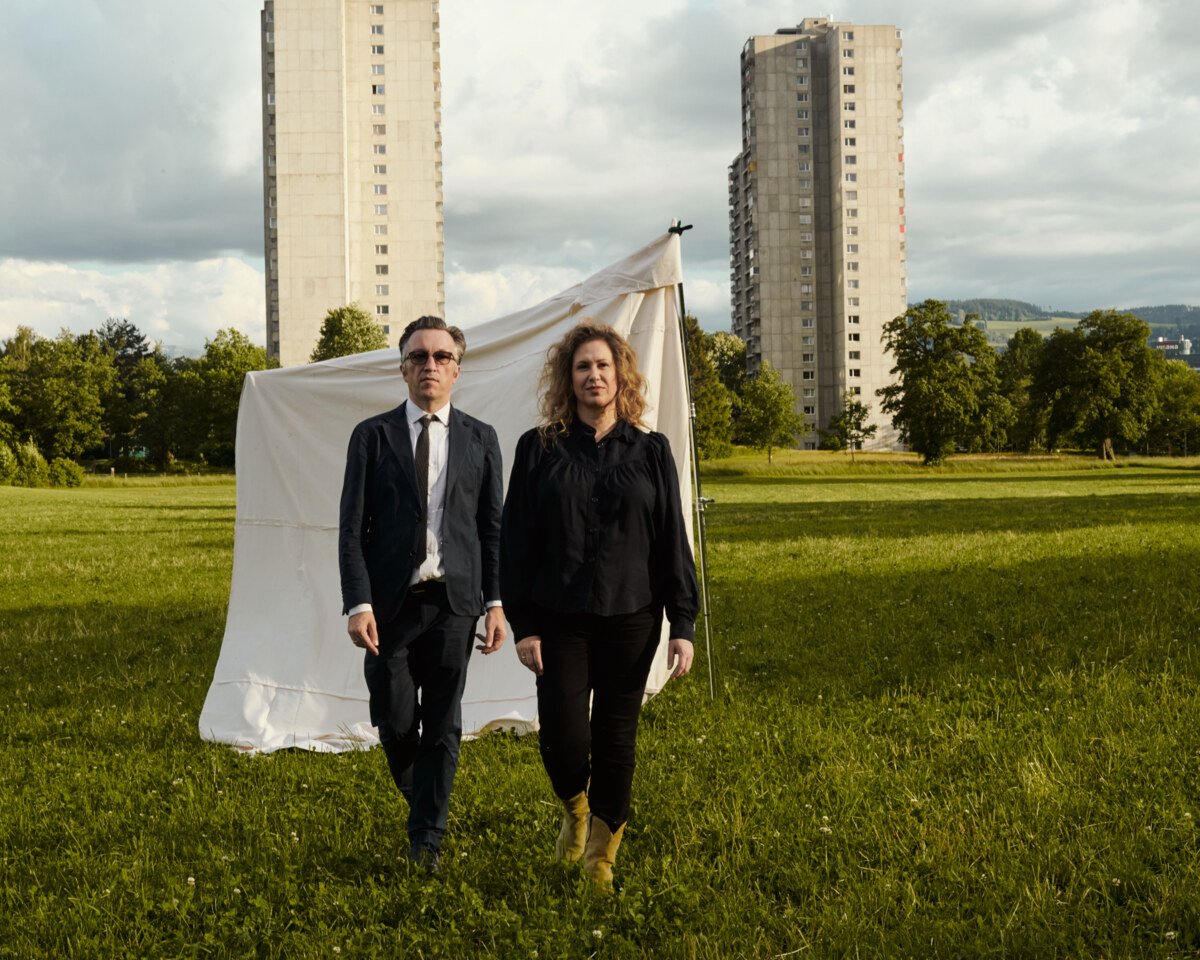 Foto: Lukas Bärfuss und Gwendolyn Masin