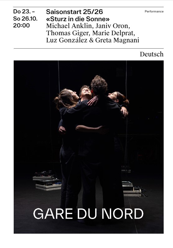 Programmheft Sturz in die Sonne